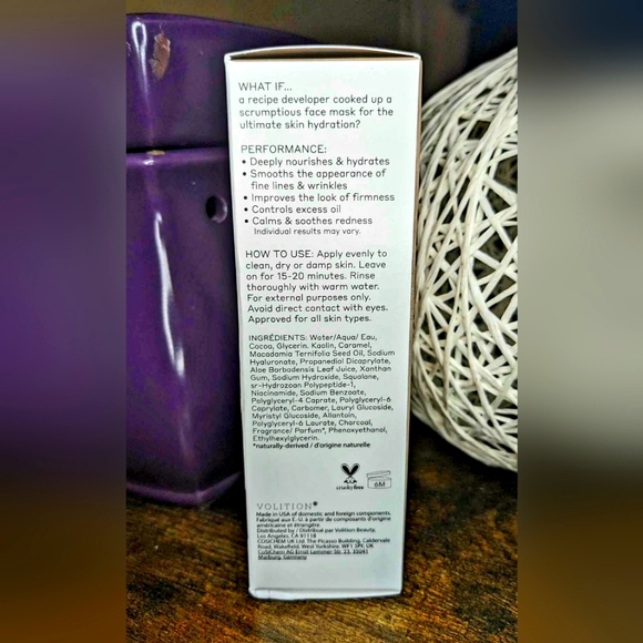 5/75$ VOLITION BEAUTY Chocolate Macadamia Hydrating Mask - Picture 2 of 13